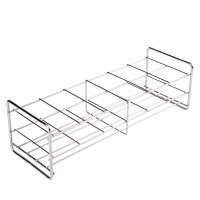 Wire Test Tube Rack, Stainless Steel, for 25mm tube, 12 holes, 6 x 2 Array