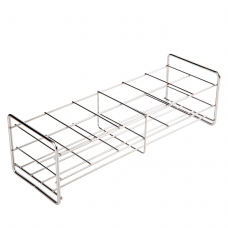 Wire Test Tube Rack, Stainless Steel, for 25mm tube, 12 holes, 6 x 2 Array