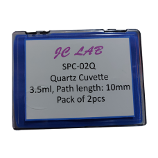Quartz Cuvette, Path length: 10mm, cap. 3.5ml, Box of 2