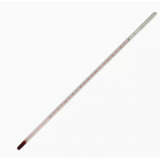 Alcohol Glass Thermometer, Range -100 -  +40°C, 400-mm Total Length
