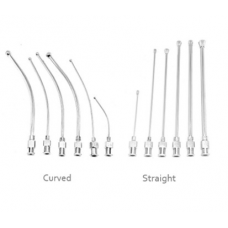 Oral Gavage Feeding Needles, Curved, 46mm length, No.9