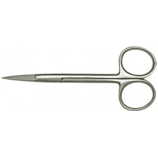Dissecting Scissors, close shanks, straight, stainless steel, 100mm length