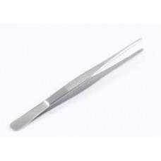 Forcep, stainless steel, sharp, stright, without guide pin, 100mm length