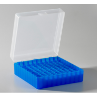 Microcentrifuge Tube Storage Box, 100holes, for 1.5 to 2.0 mL tube, Random Colour