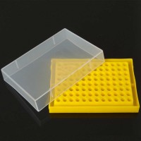 PCR Rack, PP, hold 0.5ml PCR Tube, 96 holes, with lid