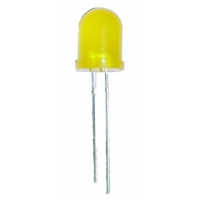 10mm dia. LED (Yellow), wavelength: 588-590nm