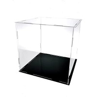 Clear Acrylic Display Case with Black Base, size: 300mm x200 x300mm   (L x W x H) 