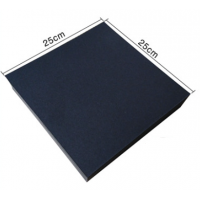 black card paper for photographic, size: 250 x 250mm, 350g, pack of 20