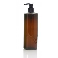 Pumping bottle, Amber color, cap. 500ml