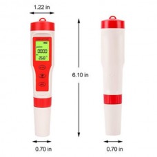 4-in-1 pH/TDS/EC/Temperature Meter with ATC  