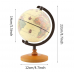 Globe with Wooden Base, 14 cm