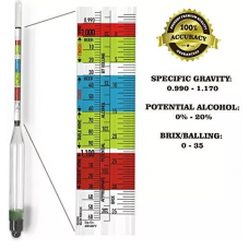 Beer and Wine hydrometer, Triple Scale