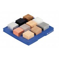 Density Block set, Copper, Brass, Aluminium, Arylic, Mild steel, Nylon, PVC, softwood, wood, Hardwood (2.54cm)