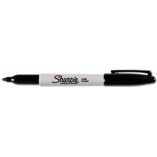 Sharpie Fine Point Permanent Marker, Black, pack of 12