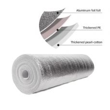 Reflective Insulation Roll, Aluminum Film Pearl Cotton,15.7'' x 10ft