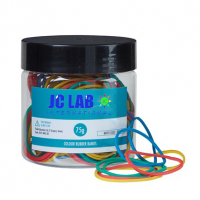 Rubber Bands, 75g, Assorted color, (Warning: May Contain Natural Rubber Latex) 