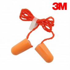 Corded Foam Ear Plugs, Individually Packaged (3M)